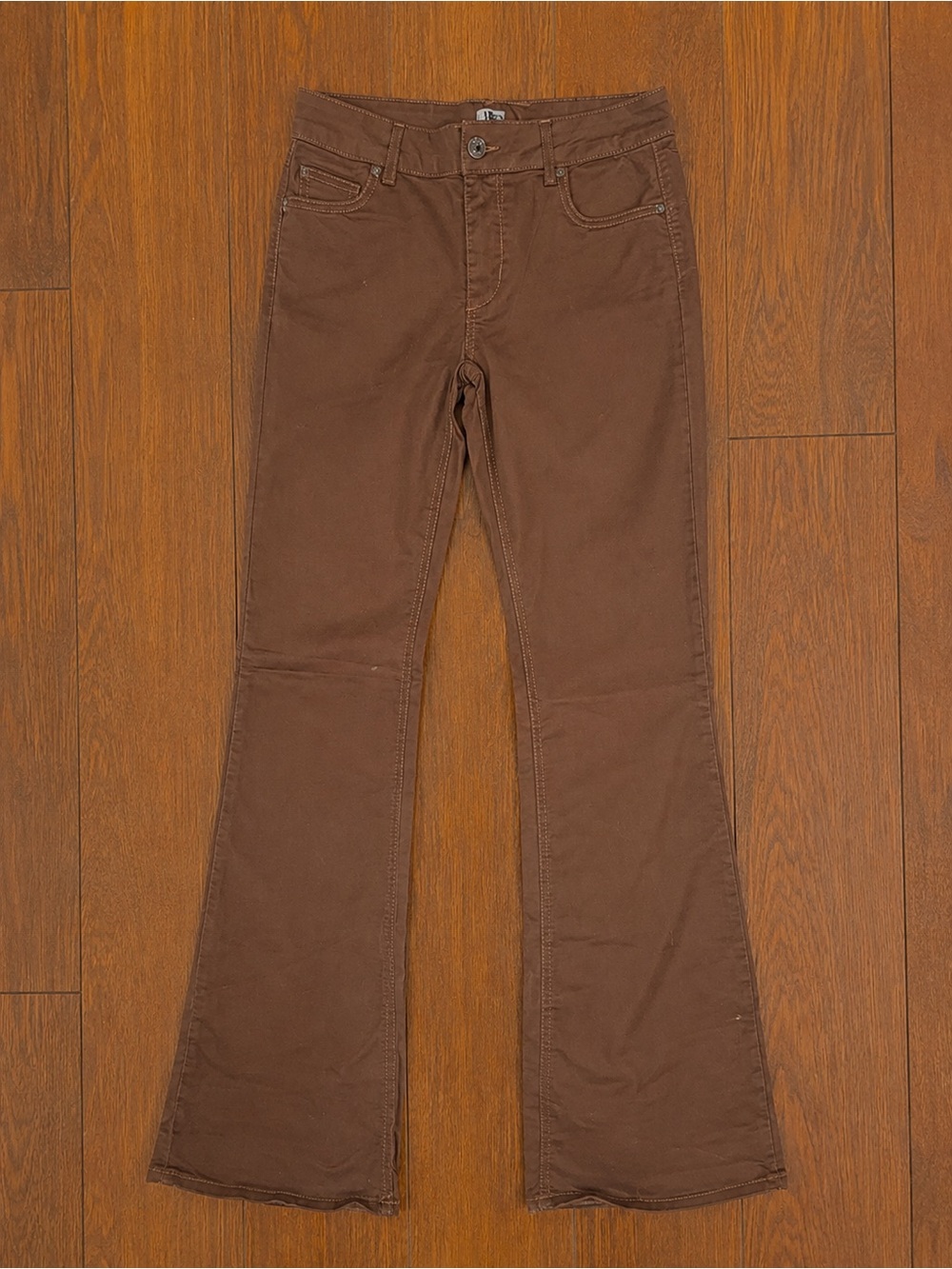Liu Jo Brown Flared Pants Tall Girl Friendly Sz 30 NWOT